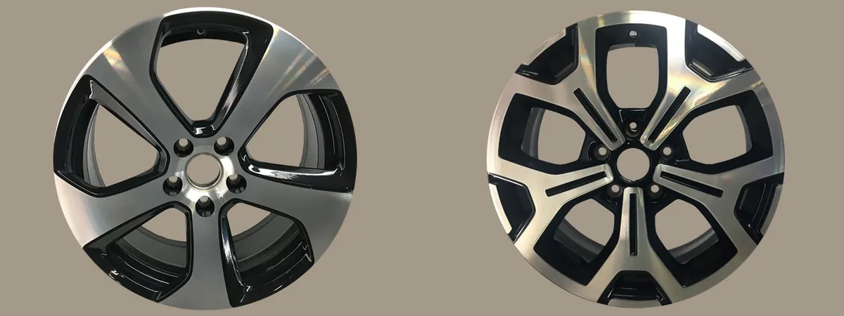 Résultat invisible d'une soudure TIG sur jante aluminium fissurée, expertise technique près de Libourne.